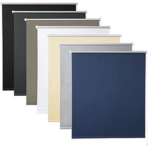 WOLTU Tenda a Rullo Interni Oscurante Klemmfix senza Fori 50 x 160 cm Blu, Tenda Avvolgibile Oscurante per Protezione Solare con Morsetti e Catene per Finestre e Porte