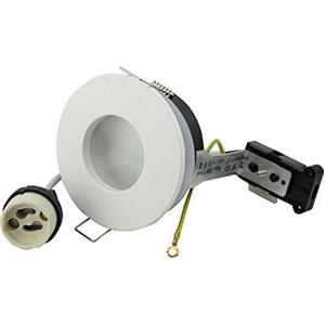 JOYINLED Faretto a incasso rotondo IP65, 230 V, supporto per attacco GU10, per lampadine a LED e alogene da 50 mm