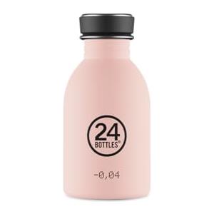 24Bottles Urban Bottle- Borraccia 250ml Acciaio Inox, Bottiglia con Tappo 100% Ermetico Ultraleggera, Borraccia Palestra no BPA, Borracce Ecologiche Design Italiano [NON Termica], Stone Dusty Pink NEW