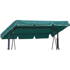 Ferocity Universale Tetto del dondolo da Giardino Ricambio Ricambi tettuccio tetto Dondolo Copertura Superiore baldacchino dimensione 200 x 120 cm verde [101]