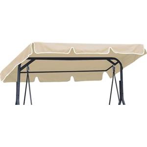 Ferocity Universale Tetto del dondolo da Giardino Ricambio Ricambi tettuccio tetto Dondolo Copertura Superiore baldacchino dimensione 112 x 166 cm beige [101]