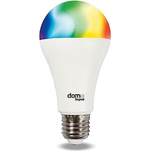 Beghelli - Lampadina LED E27 Alexa Smart GOCCIA 11W RGB-CCT WiFi, Compatibile con App, Domotica Facile, Regolazione Colori e Luce Calda/Fredda, Controllo Vocale per Google Assistant, 1 Unità, Bianco