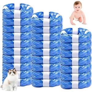 NATNAV 26 Pezzi Ricarica Mangiapannolini, Sacchetti Mangiapannolini Antiodore Inodore Addensata, Ricarica Mangiapannolini Compatibile con Tommee Tippe, con Twist & Click, con LitterLocker（4.5M）