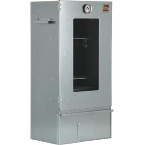 ITA Affumicatore 7002 - Armadio per affumicare Premium in Acciaio Inossidabile - 3 Ripiani 81 cm - Finestra visiva - qualità Made in EU Direttamente dal Produttore - Fumatore per affumicatura