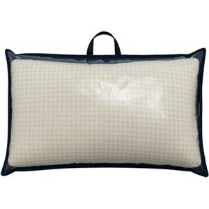 gef + medica Custodia Porta Cuscino 81x51 cm con Zip - Manico in TNT o Corda - Busta Salvaspazio per Cuscini, Trapunte o Biancheria - Colori Assortiti (Blu Scuro, 10)