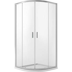 Idralite Box Doccia Semicircolare 90x90 H185 Trasparente 6mm mod. Ready