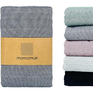 MOMOMUS Copriletto Leggero Multiuso - Sottile, Pratico, Confortevole - Ideale come Copri Letto, Telo Copridivano e Telo Copritutto per Arredo, Divano e Poltrona - Blu, 170 x 260 cm