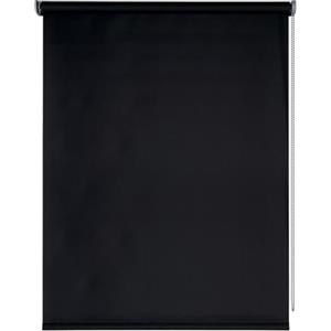 STORESDECO Tende a rullo per interni oscuranti a vetro finestra Tenda oscurante da interno per finestre e porte Avvolgibile termica isolante Protezione solare Montaggio a incastro STORESDECO 140x180 cm Nero