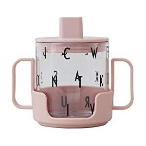 Design Letters Cresci con Il Tuo Bicchiere per Neonati e Bambini, tritan (Nude) - Tazza Personale per Bambini, Compreso Manico e Coperchio per Bevande, Lavabile in lavastoviglie, Senza BPA, 175 ml