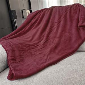 GX GARGIX GARGIX Plaid Coral Pile Morbido Caldo Vari Colori Una Piazza e Mezza Matrimoniale (SPM-7, Una piazza e mezzo)