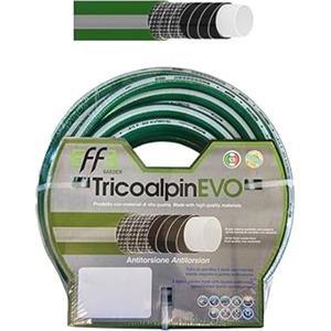 EFFE Tubo da Giardino antitorsione Professionale 5/8 Pollici, mt 50 di Tubo da Giardino 5 Strati, Tubo per Irrigazione da Giardino, Made in Italy