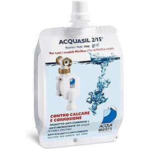 Acqua Brevetti Acquabrevetti ACQUASIL 2/15® Liquido in sacca da 1000 gr per pompe dosatrici MiniDUE