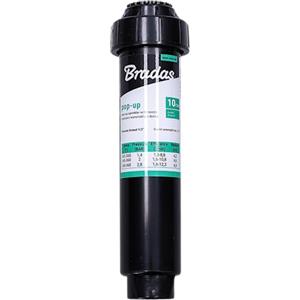 Purepower Irrigatore Pop-up 4' 10 cm, Irrigatore per Prato, Irrigazione per Giardino | Irrigatore con Ugello a 360°, Altezza Rialzo, Irrigazione a Pioggia