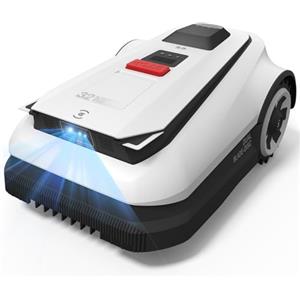 ECOVACS GOAT A1600 RTK Robot Tagliaerba 1600㎡ Senza Filo, Navigazione RTK+Vision LiDAR Rasaerba Robot, Mappatura Automatica, Doppie Lame, Potenza 100W, Ricarica Rapida, Pendenza del 50%