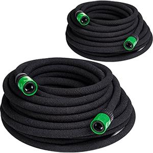 Gardebruk Deuba Tubo Irrigazione a Goccia 30m Tubo Poroso Innaffiare Giardino Installazione Sopra Sotto Terra