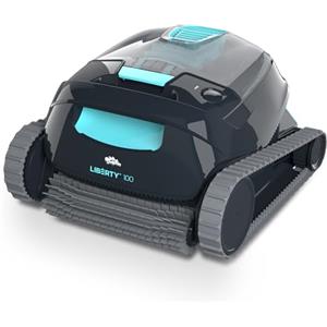 Dolphin Liberty 100 Robot pulitore automatico per piscina interrata e fuori terrafino a 10m - Arrampicata su parete - Senza fili - Efficienza energetica
