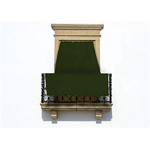 BIANCHERIAWEB Tenda Da Sole Ombreggiante Tendone A Caduta Per Esterno Balcone Resistente Modello Tinta Unita