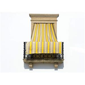 BIANCHERIAWEB Tenda Da Sole Ombreggiante Tendone A Caduta Per Esterno Balcone Fantasia Rigata Modello Riga Fine