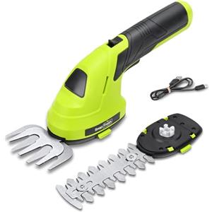 SnapFresh Tosaerba e Tagliasiepi 2 in 1 Tagliabordi a Batteria Forbici per Erba Cesoia Elettrica Larghezza di Taglio 84mm Lunghezza di Taglio 122mm Adatto al Giardino