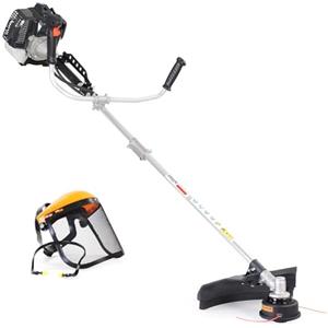 Wiltec Attrezzo multifunzione da giardinaggio - Tagliaerba, Tagliabordi, Decespugliatore - motore a benzina, 1,9kW