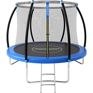 Monzana Trampolino Elastico Ø 244cm Certificato TÜV Rheinland GS Set Completo Rete Interna Bambini