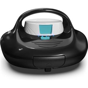 TALOSBO PLECO SE Robot Pulitore per Piscine, Ricarica 2.5H con 130 Minuti Autonomia, Doppio Motore Trazione Potente, Copertura 80 m²