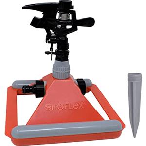 Siroflex 4650/S Irrigatore per giardino Gemini ad Intermittenza Regolabile Con Innesto | Made In Italy | Automatico A Battente | irrigatore ad impulso | irrigatore professionale Dinamico Prato