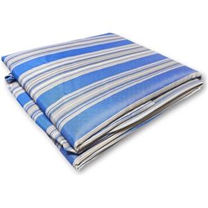 GX GARGIX GARGIX TENDA DA SOLE CON ANELLI RESISTENTE ESTERNI BALCONE VERANDA GIARDINO (BLU, 150X250 CM)