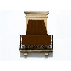 BIANCHERIAWEB Tenda Da Sole Ombreggiante Tendone A Caduta Per Esterno Balcone Resistente Modello Tinta Unita