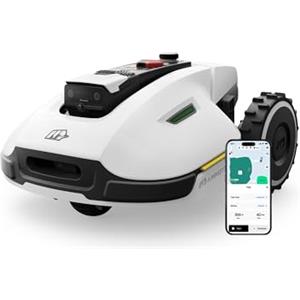 MAMMOTION YUKA 2000 Robot Tagliaerba Senza Filo Perimetrale, Consigliato 2000m², Max. 2400m², 3D AI Vision Auto-Mappaturae, 45% Pendenze, Altezza Taglio 20-90mm Larghezza Taglio 320mm, con Modulo 4G