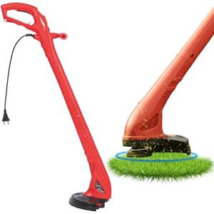 Avilia - Tagliabordi Elettrico 250W con Filo 6m Ø1.2mm e Protezione Anti-Detriti per Giardino, Ideale per Rifiniture Precise e Bordi Erba Perfetti, Sistema TAP AND GO Facile da Usare