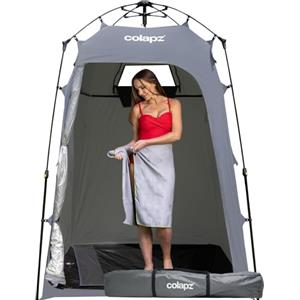 Colapz Tenda Doccia e WC Portatile Campeggio - Spogliatoio Pop-Up Alta e Spaziosa per Camper, Spiaggia e Outdoor - Privacy Garantita, Montaggio Rapido e Facile Trasporto