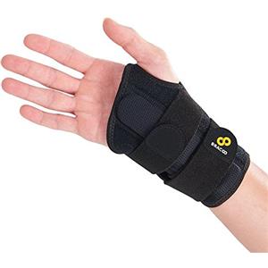 Bracoo Tutore Polso, Polsiera Ortopedica Regolabile e Traspirante per Destro e Sinistro, Polsiera del Polso per Artrite, Tendinite, Distorsione (WB30)