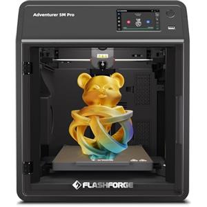 FLASHFORGE Adventurer 5M Pro Stampante 3D, Uno-Clic Auto-Stampa Max 600mm/s, Ugello da 0,4/0,6 mm Bundle, Struttura CoreXY & Stampa Silenziosa, Controllo Remoto APP & Monitoraggio della telecamera