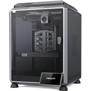 Creality K1C Stampante 3D 600 mm/s Velocità Elevata, Estrusore senza Intasamento, Livellamento Automatico con Telecamera AI per Stampa a 300°C, Modalità Silenziosa Stampa 3D 220 * 220 * 250mm(Nero)