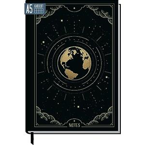 Häfft Taccuino A5 a scacchi "New Adventures" di Trendstuff by Häfft - 124 pagine, 62 fogli - ideale come diario, journal, libro delle idee - sostenibile e amico del clima