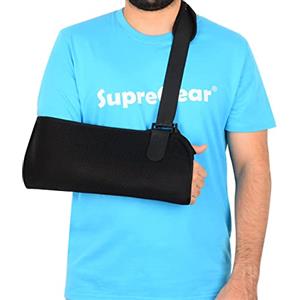 supregear Imbracatura per Braccio, Regolabile Immobilizzatore per Spalla in Rete, Polsino Rotatori, Fasciatura per Lesioni Alla, Ossa Rotte Fratturate Supporto per Braccio Sinistro/Destro