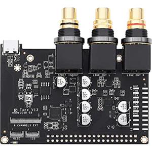 Khadas Tone1 Schede Audio Interne,ES9038Q2M DAC Audio Portatile Stereo, 32 bit /384KHz,120dB SNR, XMOS XU208 Micro-Controller Multi-Core RISC,Scheda Audio ad Alta Risoluzione per PC (Generic Edition)