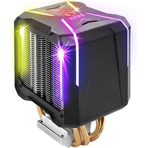 EMPIRE GAMING - Guardian V201 Ventole per CPU PC Gaming -Dissipatore di Calore CPU Alluminio 4 Heat Pipe in Rame -Ventilatore di Processore RGB SYNC Indirizzabile -Silenzioso -Intel e AMD