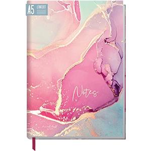 Häfft Taccuino A5 a righe "Silky Pink" di Trendstuff by Häfft - 124 pagine, 62 fogli - ideale come diario, journal, libro delle idee, quaderno - sostenibile e rispettoso del clima