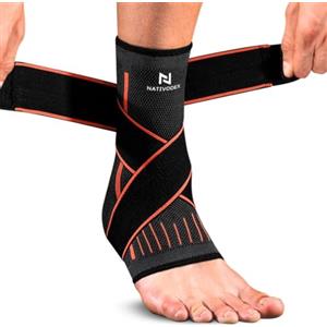 NativoDex Cavigliera per Stabilizzare e Prevenire Distorsioni, Supporto e Compressione per Infortuni alla Caviglia, Sportiva e Regolabile, per entrambi i piedi