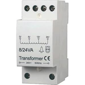 gloca Trasformatore Per Citofono Da 220V A 8/12/24V Per Guida Din Standard - Input 220-240V