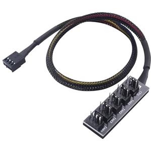 Cable Matters Hub Ventola PWM per Case (Fan Hub) - Adattatore Connettore da 1 a 5 Vie Con Cavo da 40 cm