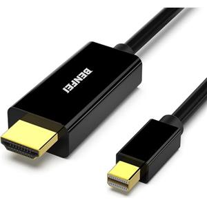 BENFEI Cavo Mini DisplayPort a HDMI 1,8 m, 2 Confezioni cavo da Mini DP a HDMI (compatibile con Thunderbolt) con MacBook Air/Pro, Surface Pro/Dock, monitor, proiettore