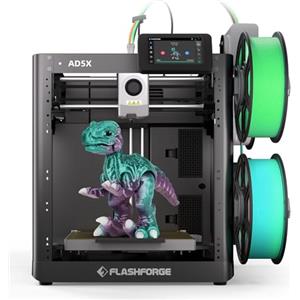 FLASHFORGE AD5X, stampante 3D multifilamento, stampa multicolore, velocità 600mm/s, stampa 1-clic con creazioni IFS, calibrazione automatica e backup del filamento, stampa 220 x 220 x220 mm