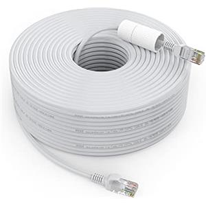 ANNKE Cavo Ethernet Cate5, 30 m, cavo di rete per telecamere di sorveglianza IP PoE, per interni ed esterni, computer, casa, ufficio, 100 Mbit/s, alta velocità di trasmissione, resistente alle