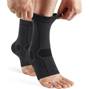 CAMBIVO Cavigliera Sportiva per Distorsione, Cavigliera Ortopedica, Fascia Elastica Caviglia con Graduata Compressione, Tutore Caviglia per Sport, Fascite Plantare, Tendinite di Achille e Artrite