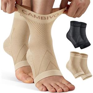 CAMBIVO Cavigliera Sportiva per Distorsione, Cavigliera Ortopedica, Tutore Caviglia, Compressione Fascia Elastica Caviglia per Sport, Fascite Plantare, Caviglie Deboli, Tendinite di Achille e Artrite