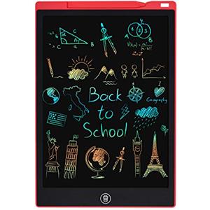 PINKCAT Tablet LCD Bambini 12 Pollici,PINKCAT Giochi 2 3 4 5 6 7 8 Anni Lavagnetta Cancellabile Bambini Gadget Kids Lavagna Elettronica Magnetica Tablet per Disegnare Ewriter Regali Ragazza Ragazzo