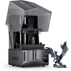 ELEGOO Saturn 4 Ultra 16K Stampante 3D Resina con Coperchio Ribaltabile, Riscaldamento del Serbatoio a 30°C, Stampa ad Alta Velocità a 150 mm/h, Dimensione di Stampa 211,68×118,37×220 mm³